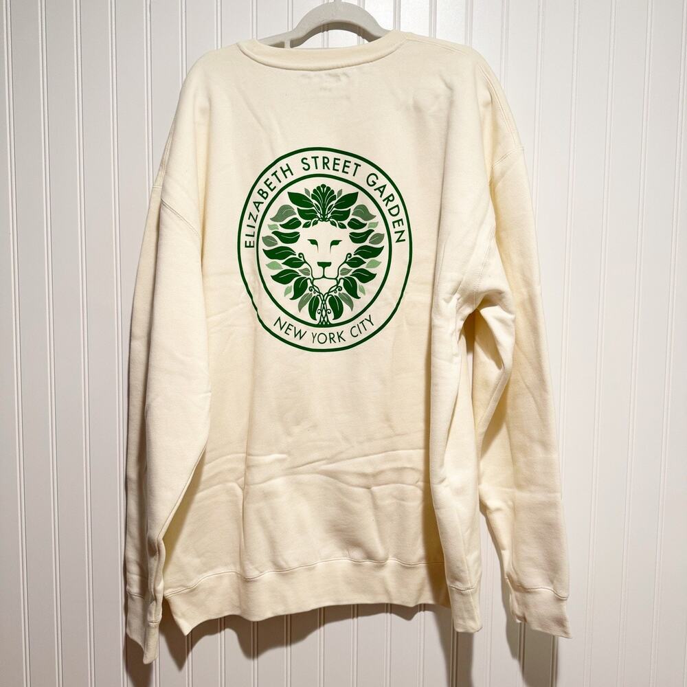 Neighborhood Spot Elizabeth Street Garden Crew Neck Sweatshirt Size XXL - Picture 4 of 5